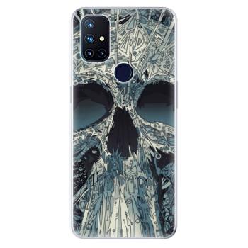 Odolné silikonové pouzdro iSaprio - Abstract Skull - OnePlus Nord N10 5G