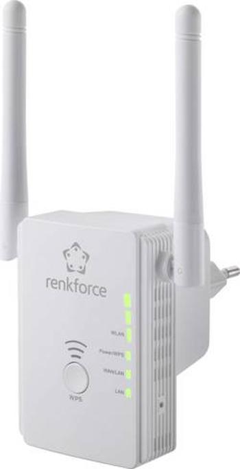 Wi-Fi repeater Renkforce RF-WFE-100, 300 MBit/s, 2.4 GHz