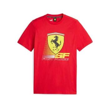 Puma FERRARI RACE TEE Pánské triko, červená, velikost