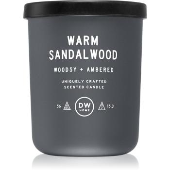 DW Home Warm Sandalwood vonná svíčka s dřevěným knotem 434 g