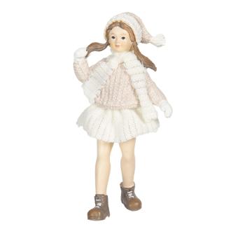 Dekorační figurka holčičky v sukni Bebe - 8*4*17 cm 6PR3059