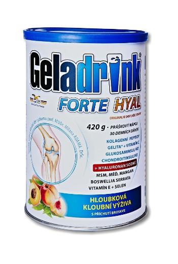 Geladrink FORTE HYAL broskev práškový nápoj 420 g