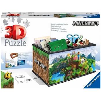 Ravensburger 3D Puzzle 112869 Úložná krabice Minecraft 216 dílků  (4005556112869)