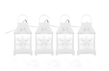 EMOS LED vánoční girlanda - bílé lucerny DCLC02