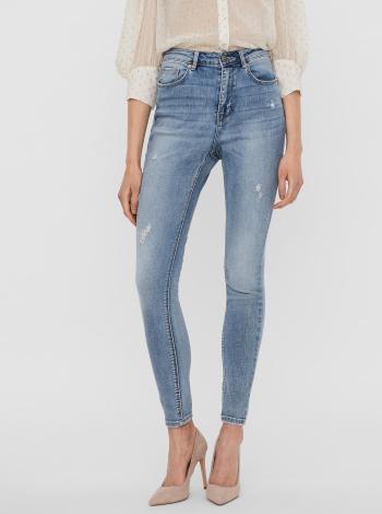 Světle modré skinny fit džíny VERO MODA Sophia