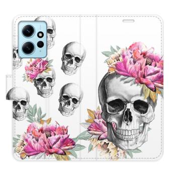 Flipové pouzdro iSaprio - Crazy Skull - Xiaomi Redmi Note 12 5G