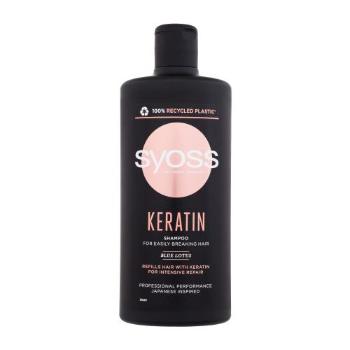 Syoss Keratin Shampoo 440 ml šampon pro ženy na lámavé vlasy; na suché vlasy