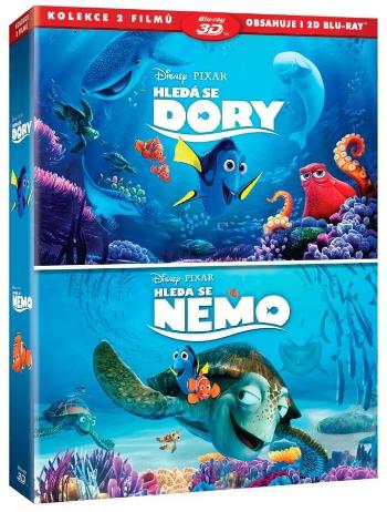 Hledá se Nemo / Hledá se Dory - kolekce (2D + 3D) (4 BLU-RAY)