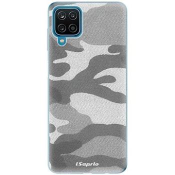 iSaprio Gray Camuflage 02 pro Samsung Galaxy A12 (graycam02-TPU3-A12)