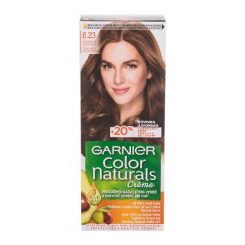Garnier Color Naturals Créme 40 ml barva na vlasy pro ženy 6,23 Chocolate Caramel na barvené vlasy; na všechny typy vlasů