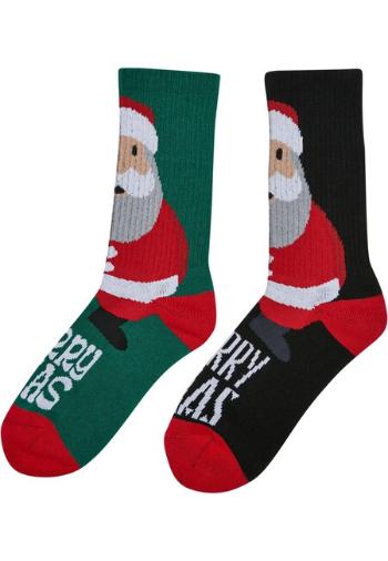 Urban Classics Fancy Santa Socks 2-Pack multicolor - 47–50