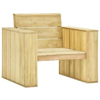 Zahradní židle 89 x 76 x 76 cm impregnované borové dřevo 49036 (49036)