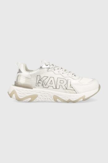 Sneakers boty Karl Lagerfeld Blaze bílá barva