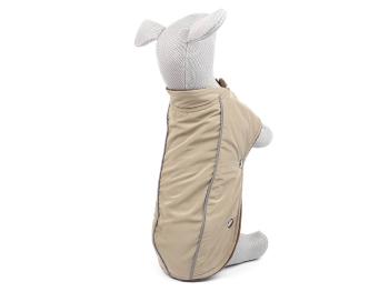 Vsepropejska Reflex zimní bunda pro psa Barva: Béžová, Délka zad (cm): 45, Obvod hrudníku: 48 - 58 cm