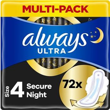 ALWAYS Ultra Secure Night s křidélky 72 ks  (8006540546222)