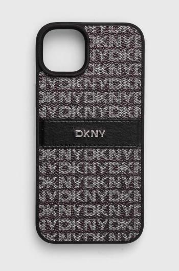 Obal na telefon Dkny iPhone 15 Plus / 14 Plus 6.7 černá barva, DKHCP15MPRTHSLK