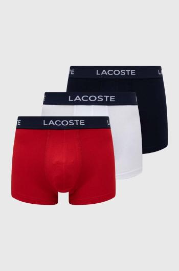 Boxerky Lacoste 3-pack pánské, tmavomodrá barva