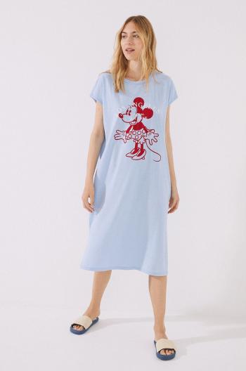 Pyžamová košile women'secret Mickey dámská, šedá barva