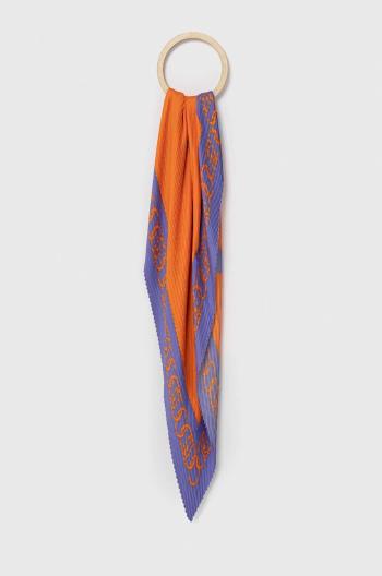 Šátek Liu Jo oranžová barva