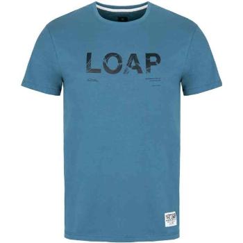 Loap ALARIC Pánské triko, modrá, velikost XL
