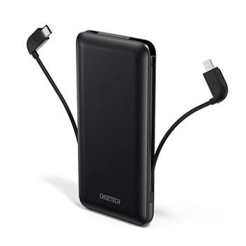 ChoeTech MFi Power Bank PD 18W with Lightning Cable 10000mAh Black (B688)