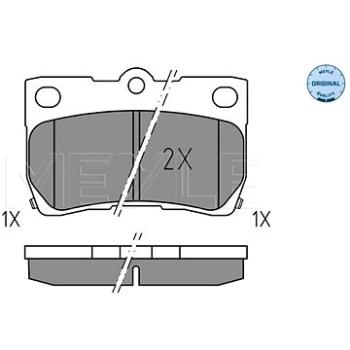 MEYLE Brzdové destičky (0252432317)