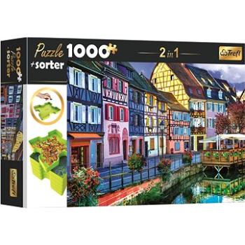 Trefl Puzzle s třídičem 2v1 Colmar, Francie 1000 dílků (5900511106619)
