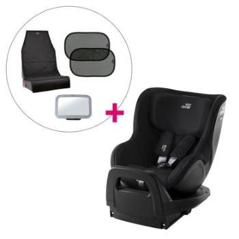 Britax Römer Reboarder Dualfix M i-Size Space Black včetně ochranné a bezpečnostní 3dílné sady