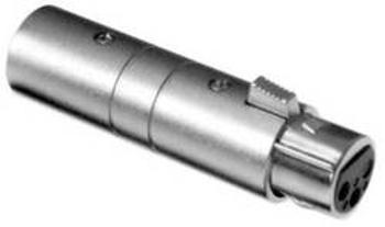 XLR adaptér XLR zásuvka - XLR zástrčka Amphenol AC3F3MW, pólů 3, 1 ks