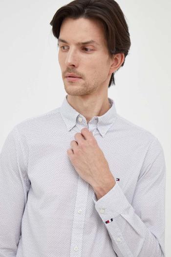 Košile Tommy Hilfiger bílá barva, slim, s límečkem button-down, MW0MW33762