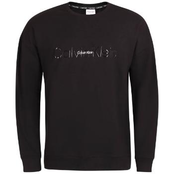 Calvin Klein EMB ICON LOUNGE-L/S SWEATSHIRT Pánská mikina, černá, velikost M