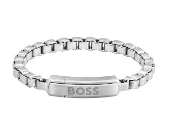 Hugo Boss Nadčasový pánský náramek z oceli Devon 1580596 17,5 cm