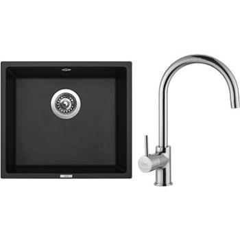 SINKS FRAME 457 Pureblack+VITALIA (FR45726VICL)