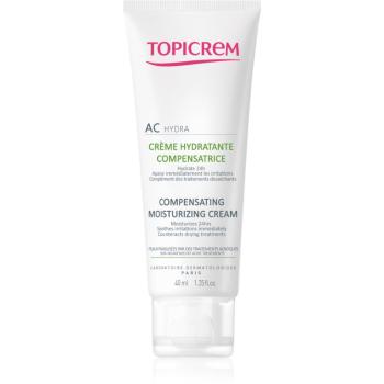 Topicrem AC Compensating Moisturizing Cream hydratační krém pro mastnou pleť se sklonem k akné 40 ml