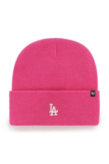 Čepice 47brand Mlb Los Angeles Dodgers růžová barva,