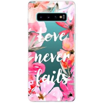 iSaprio Love Never Fails pro Samsung Galaxy S10 (lonev-TPU-gS10)