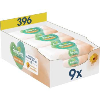 Pampers Harmonie Protect&Care vlhčené čisticí ubrousky pro děti s měsíčkem lékařským 396 ks