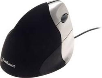 Optická ergonomická myš Evoluent VerticalMouse 3 VM3R2-RSB, ergonomická, černá, stříbrná