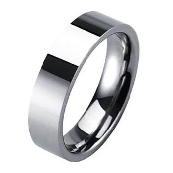 NUBIS® NWF1062 Pánský snubní prsten wolfram - velikost 58 - NWF1062-6-58