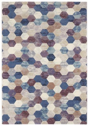 ELLE Decoration koberce Kusový koberec Arty 103581 Blueberry/Cream z kolekce Elle - 80x150 cm Vícebarevná