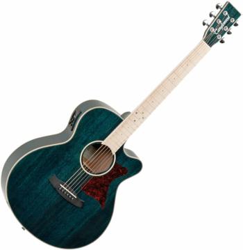 Tanglewood TW4 BLA Aquamarine Blue Gloss Elektroakustická kytara