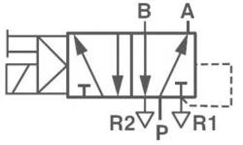 Elektropneumatický ventil Norgren V50A513A-A213A, 5/2-cestné, G 1/8, 24 V/DC