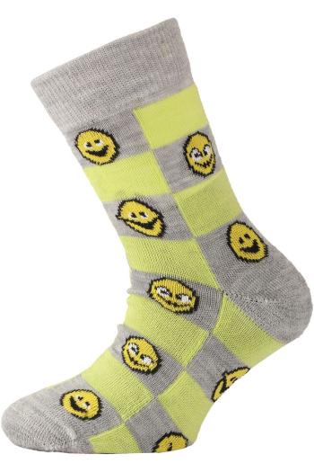 Lasting dětské merino ponožky TJE žluté Velikost: (34-37) S ponožky