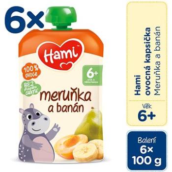 Hami Meruňka a banán 6× 100 g (5900852055126)
