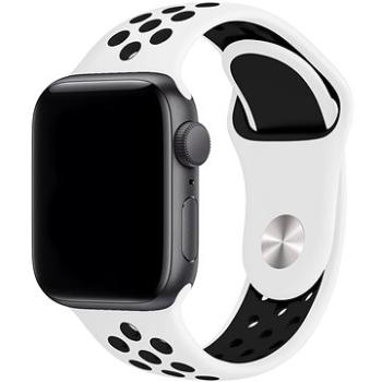 Eternico Sporty pro Apple Watch 42mm / 44mm / 45mm / Ultra 49mm Dark Gray and White (AET-AWSP-GrWh-42)