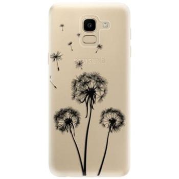iSaprio Three Dandelions - black pro Samsung Galaxy J6 (danbl-TPU2-GalJ6)