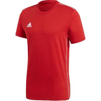 adidas CORE18 TEE Pánské tričko, červená, velikost XL