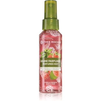 Yves Rocher Raspberry & Mint sprej na tělo a vlasy 100 ml