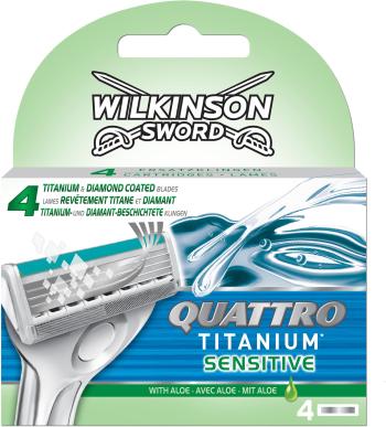 Wilkinson Quattro Titanium Sensitive - Náhradní hlavice 4 ks