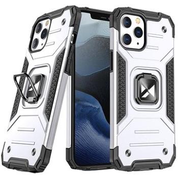 Ring Armor plastový kryt na iPhone 13, stříbrný (WOZ44749)